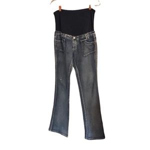 💜💜 Ladies Maternity Jeans Slightly Flared by New Recruit Maternity Size S